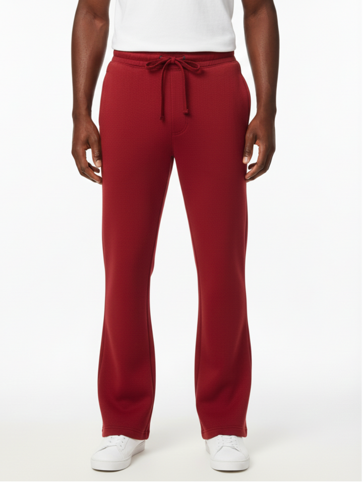 Basic Stacked Sweats - Red