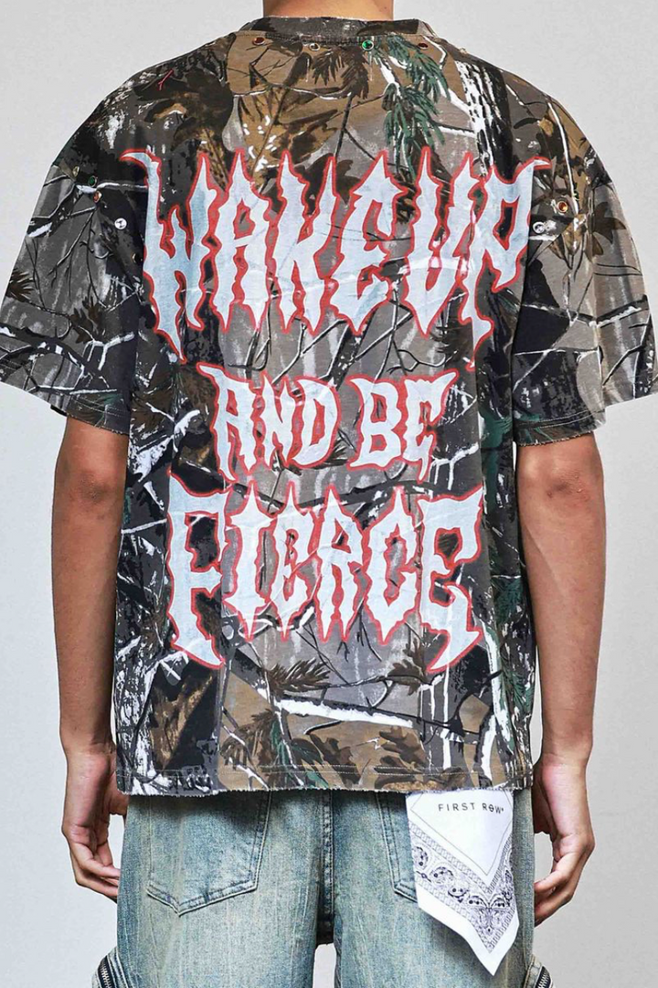 Silver Scorpion Tee - Camo