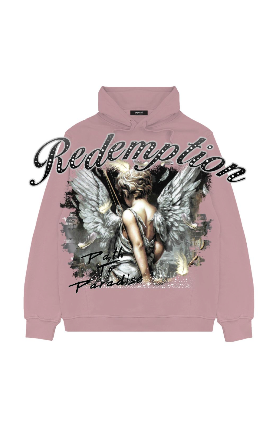 Redemption Rhinestone Hoodie - Pink