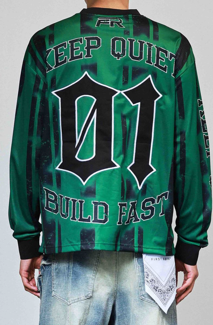 Keep Quiet Build Fast Sport Jersey - Black