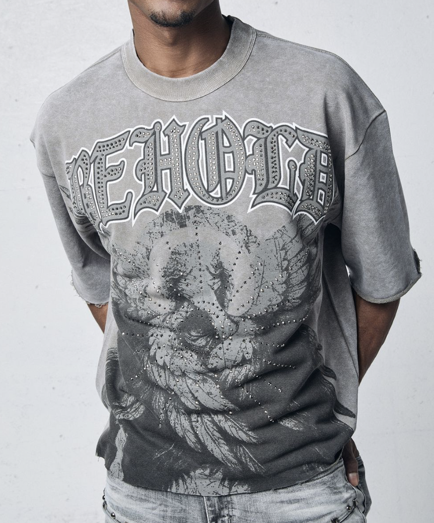 Behold Graphic Tee - Grey