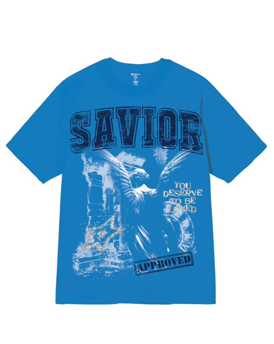 Big Men's Savior Tee - Blue