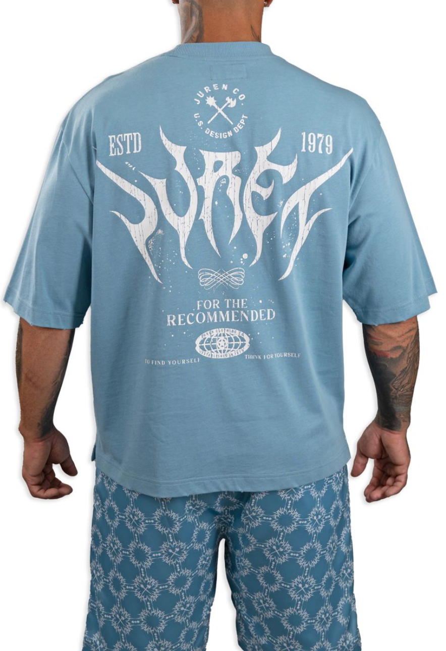 Juren Design Graphic Tee - Blue