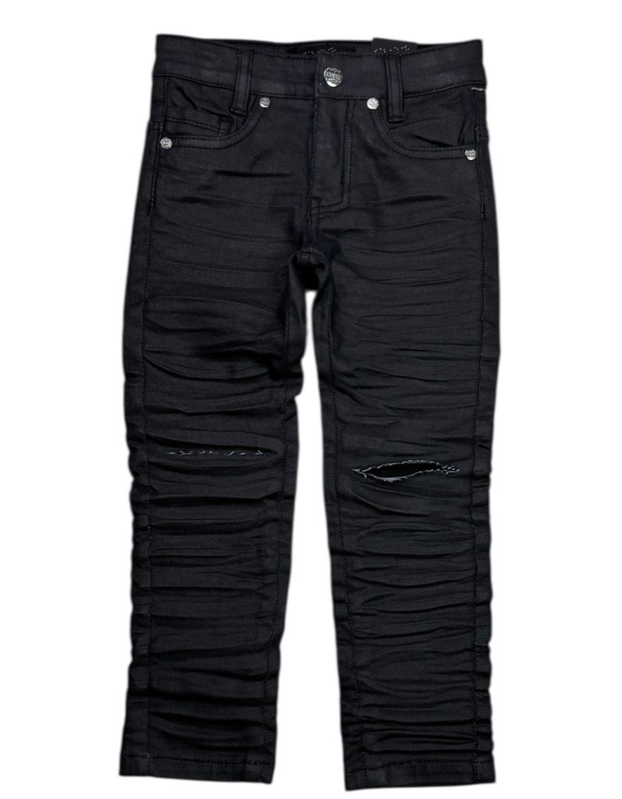Ripped Kids Jeans - Black
