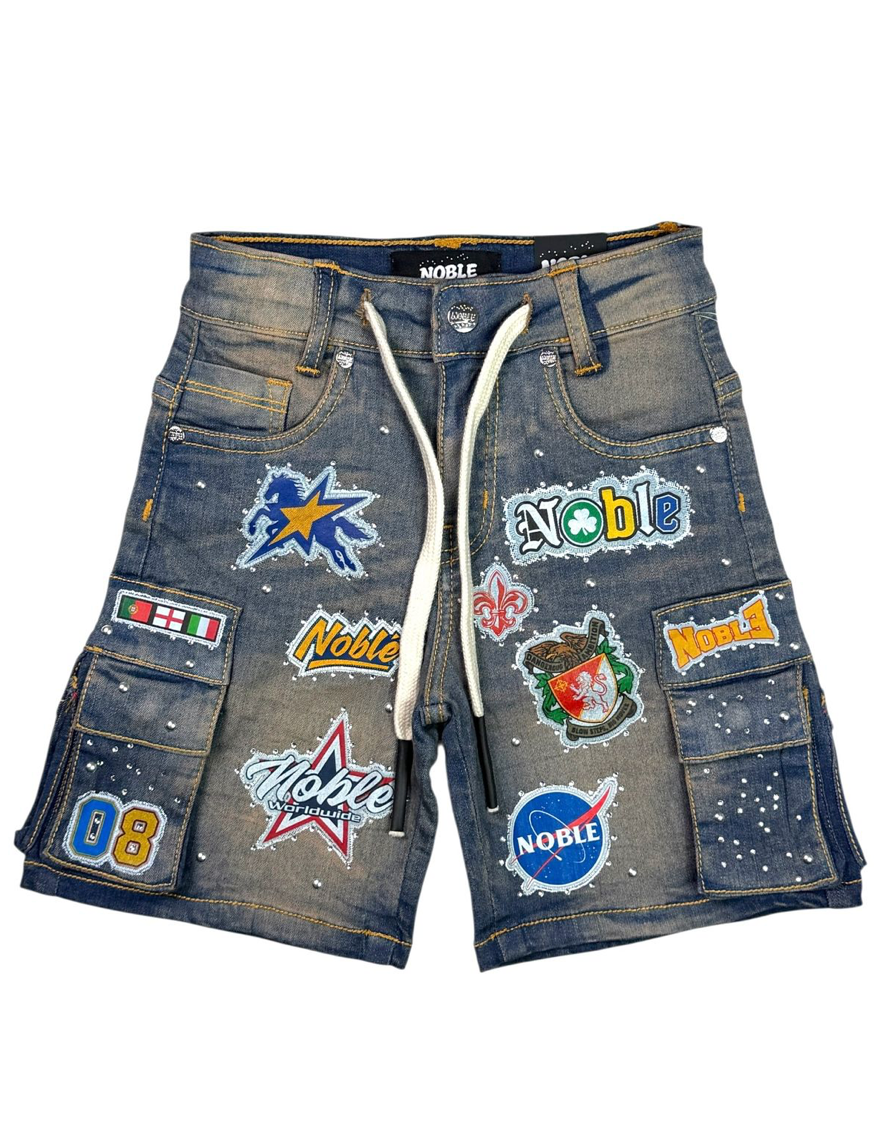 Noble Kids Jorts - Blue