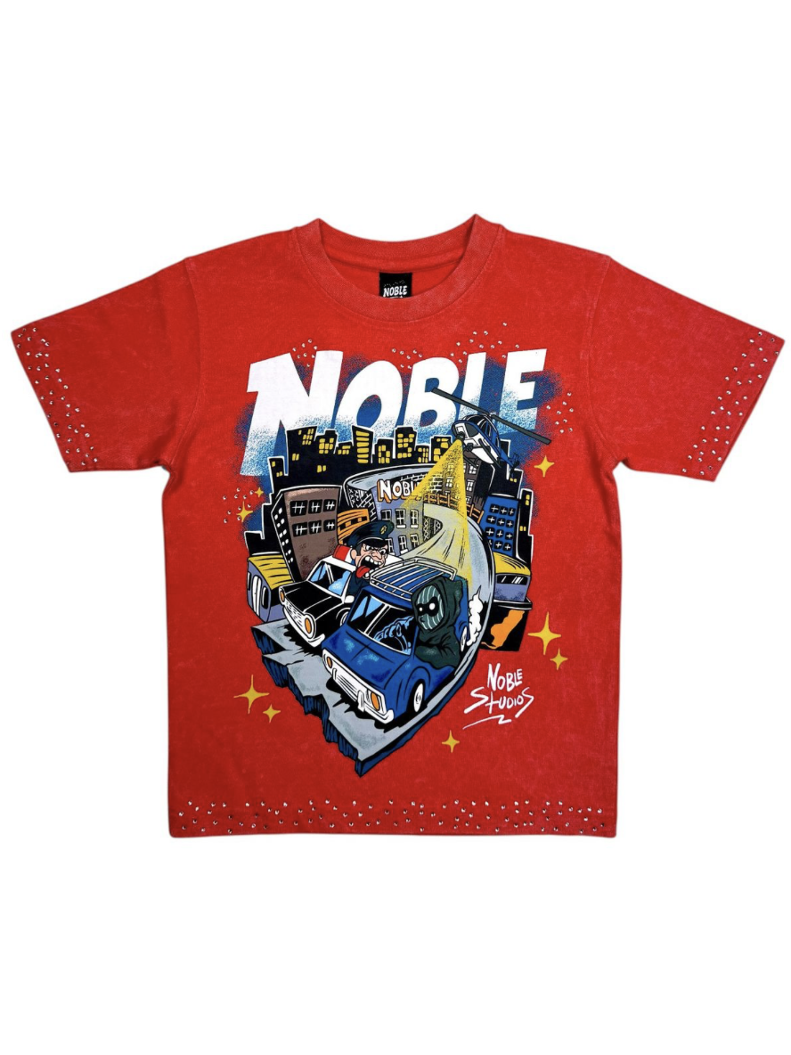 Noble Kids Graphic Tee - Red