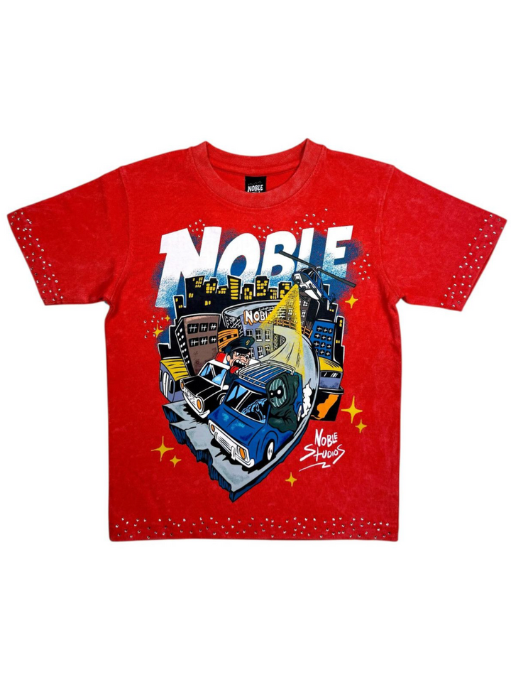 Noble Kids Graphic Tee - Red