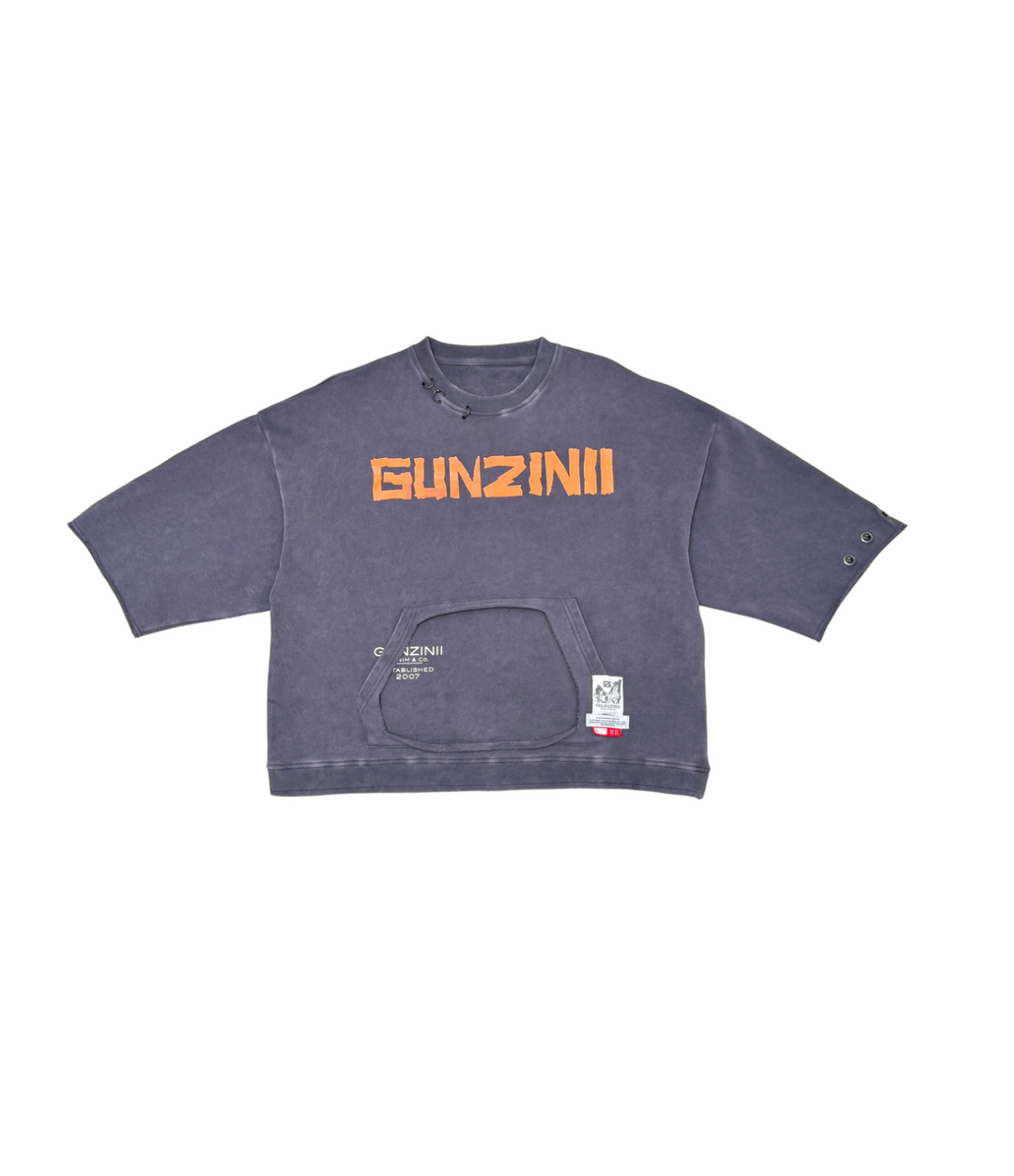 Gunzinii Kangaroo Tee - Charcoal