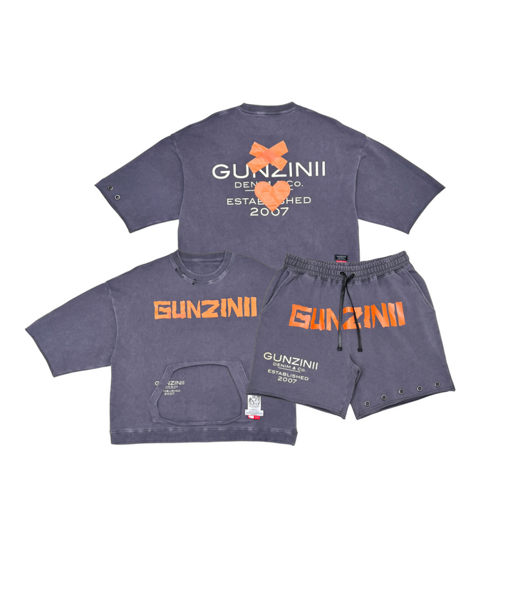 Gunzinii Kangaroo Tee - Charcoal