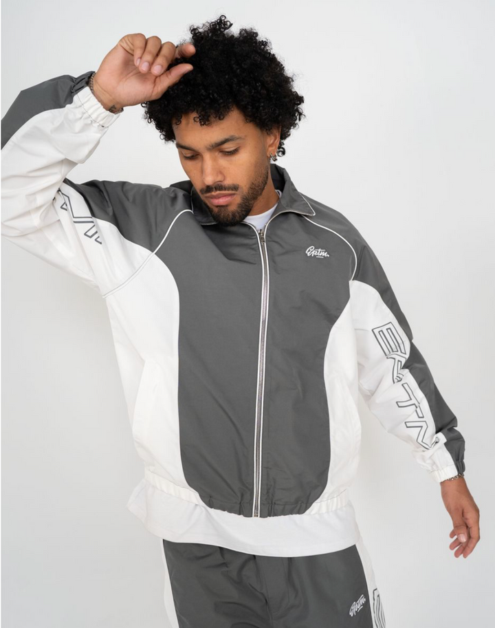 Markie Nylon Baggy Jacket - Grey