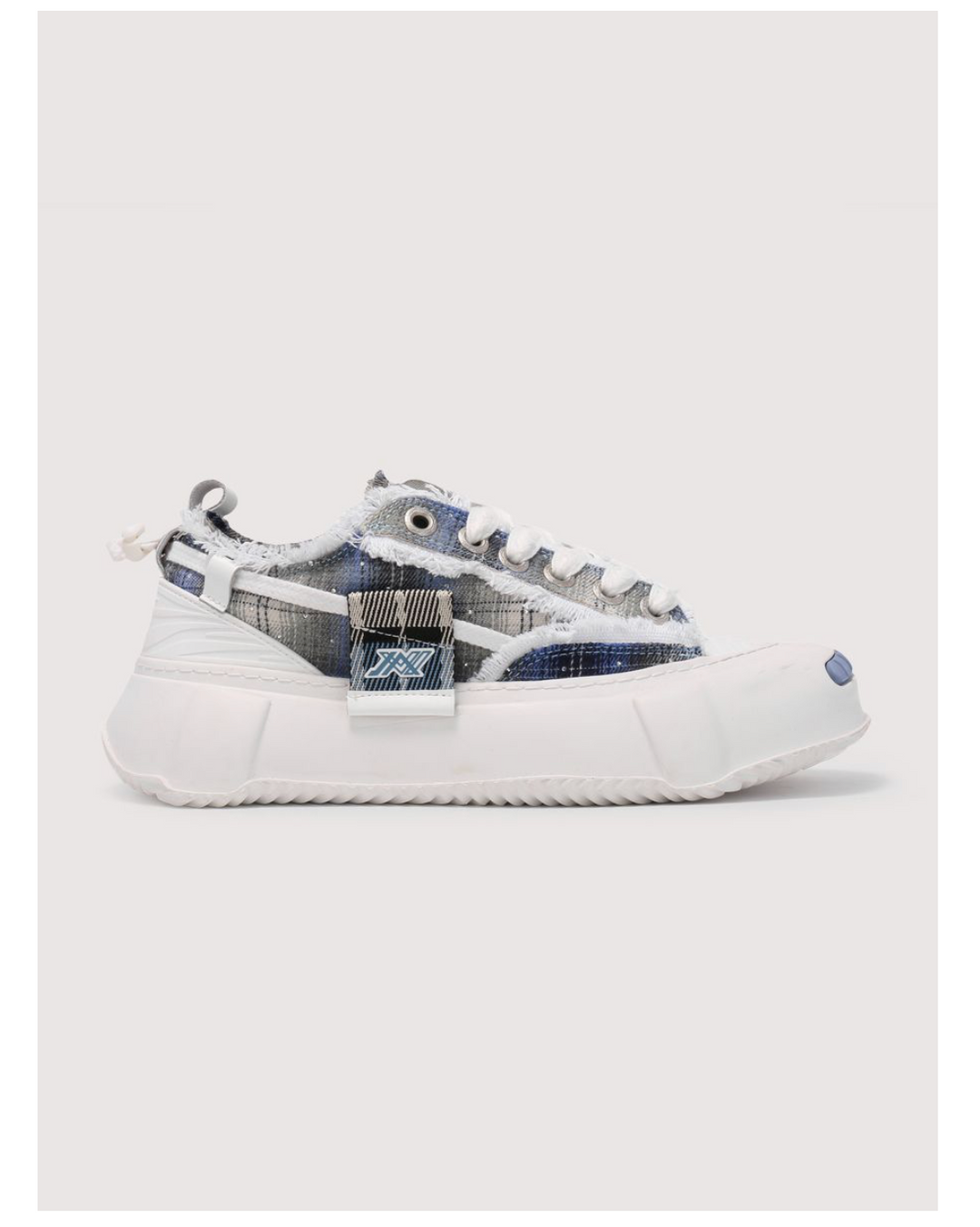 Elevate Sneakers - Blue Plaid