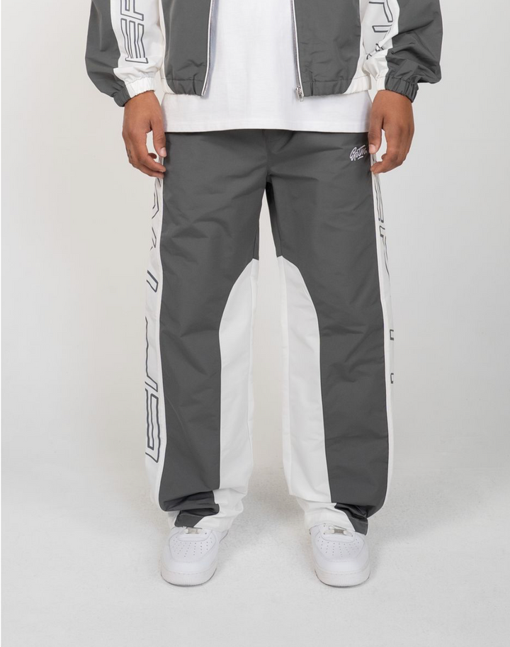Markie Nylon Baggy Sweats - Grey