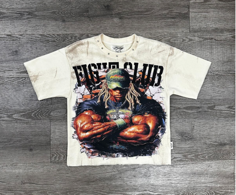 Fight Club Kids Cropped Tee - Cream