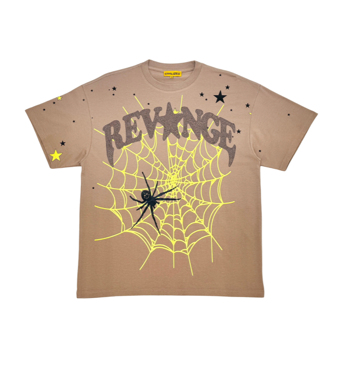 Revenge Graphic Tee - Brown