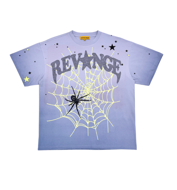 Revenge Graphic Tee - Purple