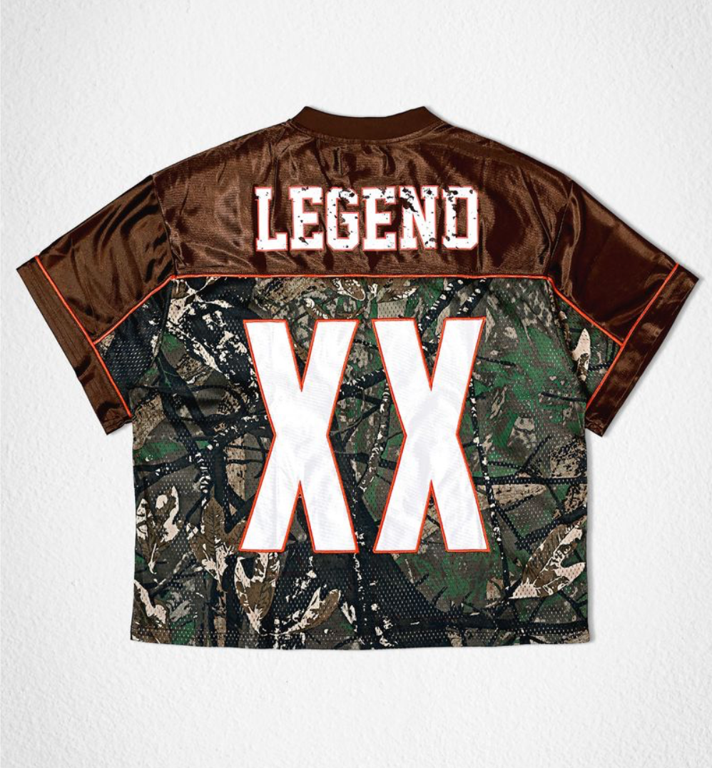 Worldwide Legend Cropped Jersey - Camo
