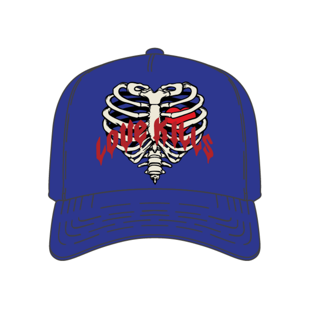 Love Kills SnapBack - Blue
