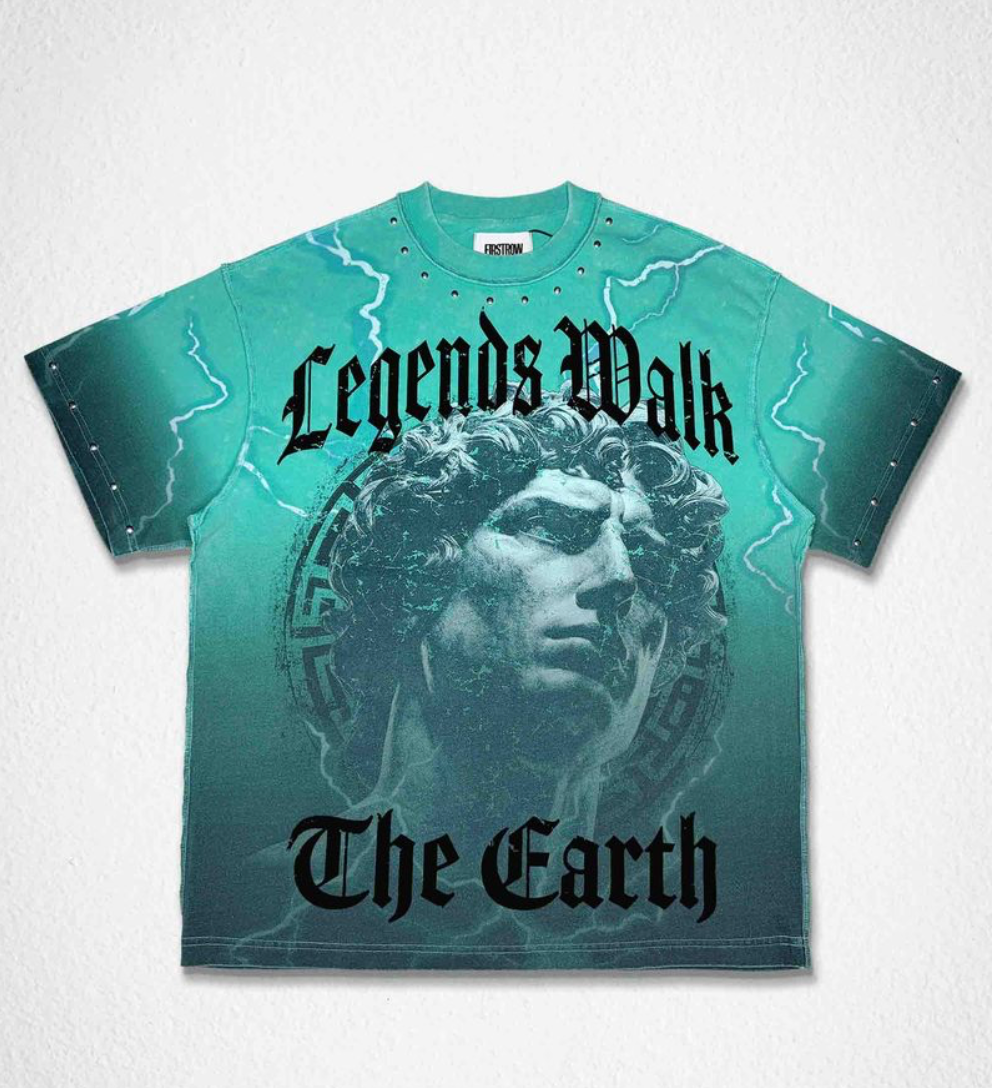 Walk The Earth Graphic Tee - Green