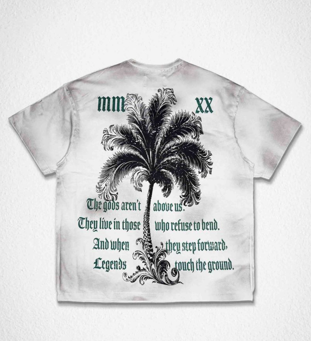 Legends Rhinestone Graphic Tee - White