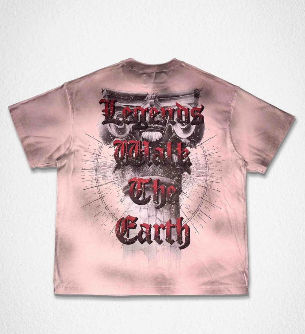 Gods And Mortals Graphic Tee - Pink
