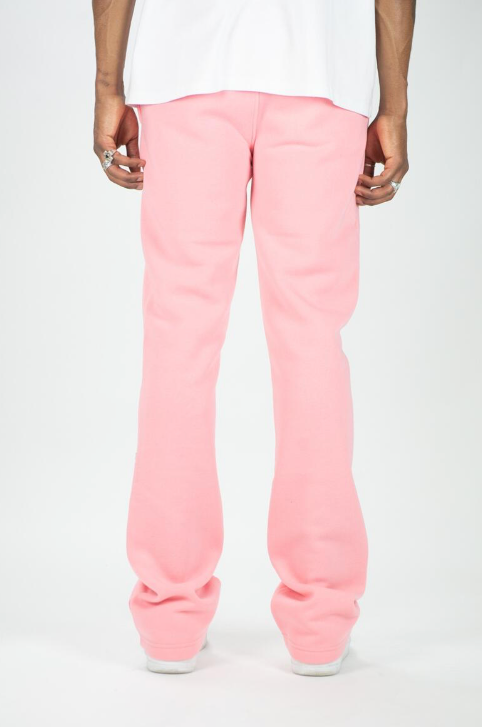 Blank Stacked Sweats - Pink