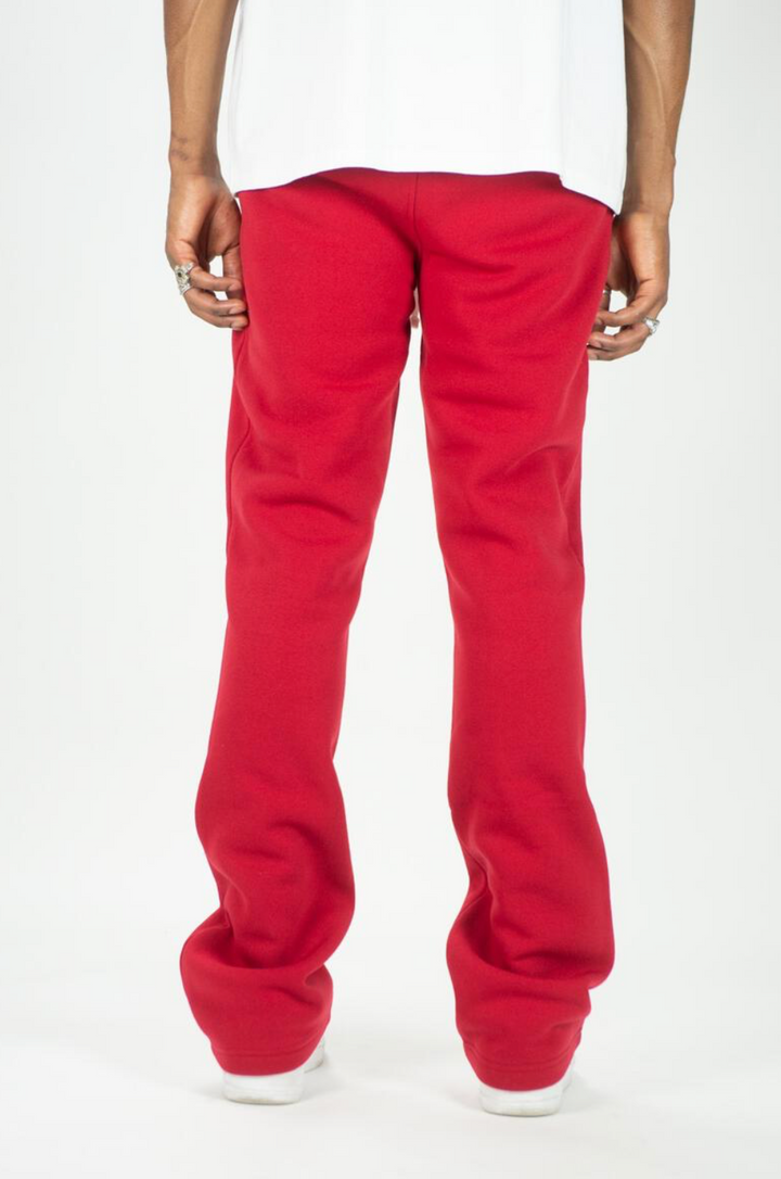 Blank Stacked Sweats - Red