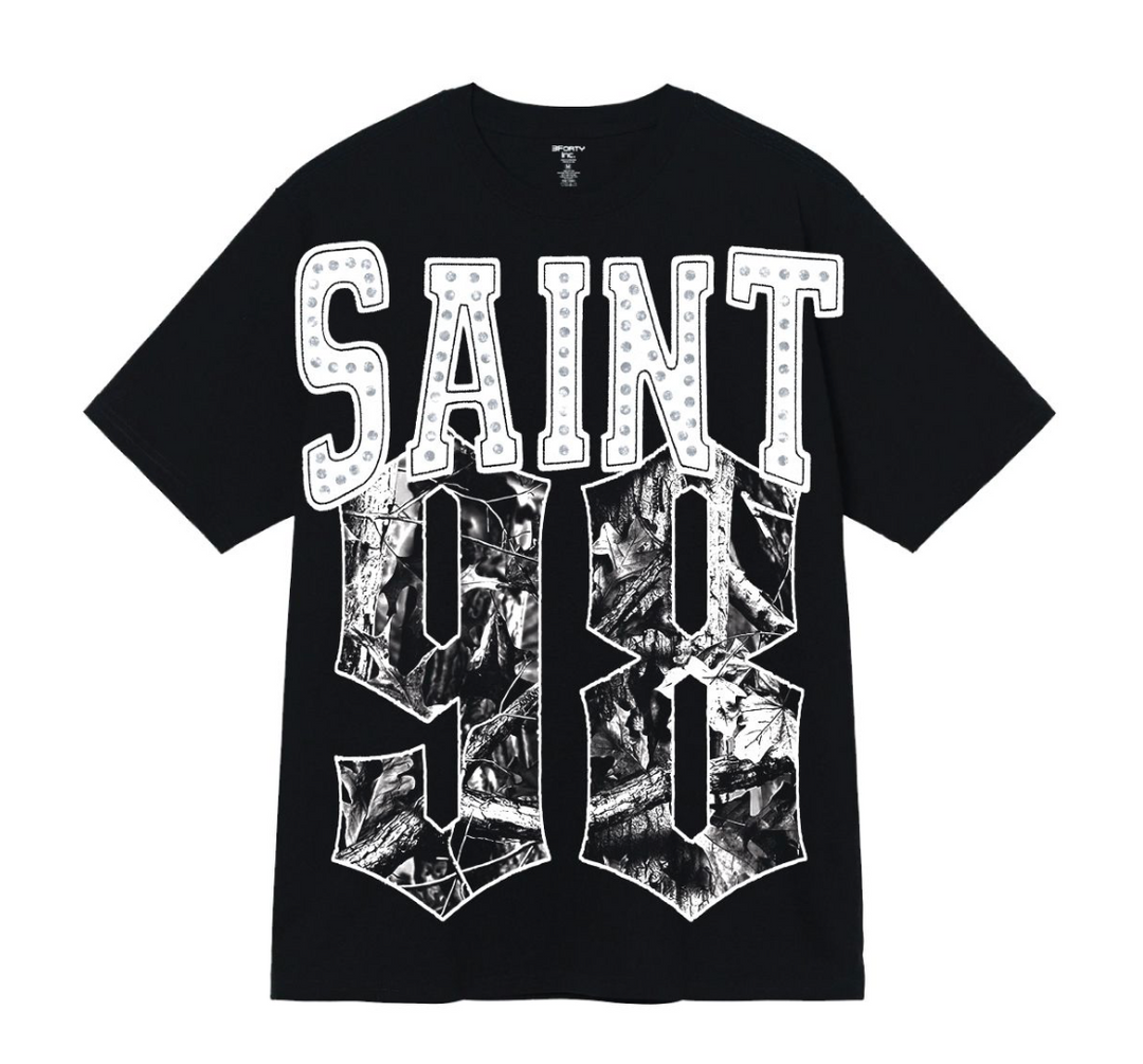 Saint 98 Graphic Tee - Black