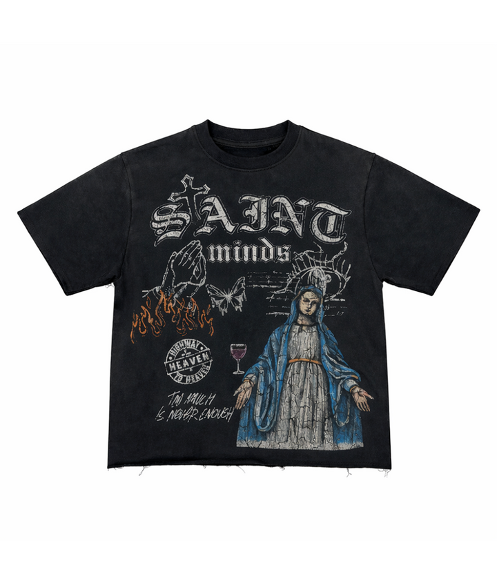 Saint Minds Graphic Tee - Black