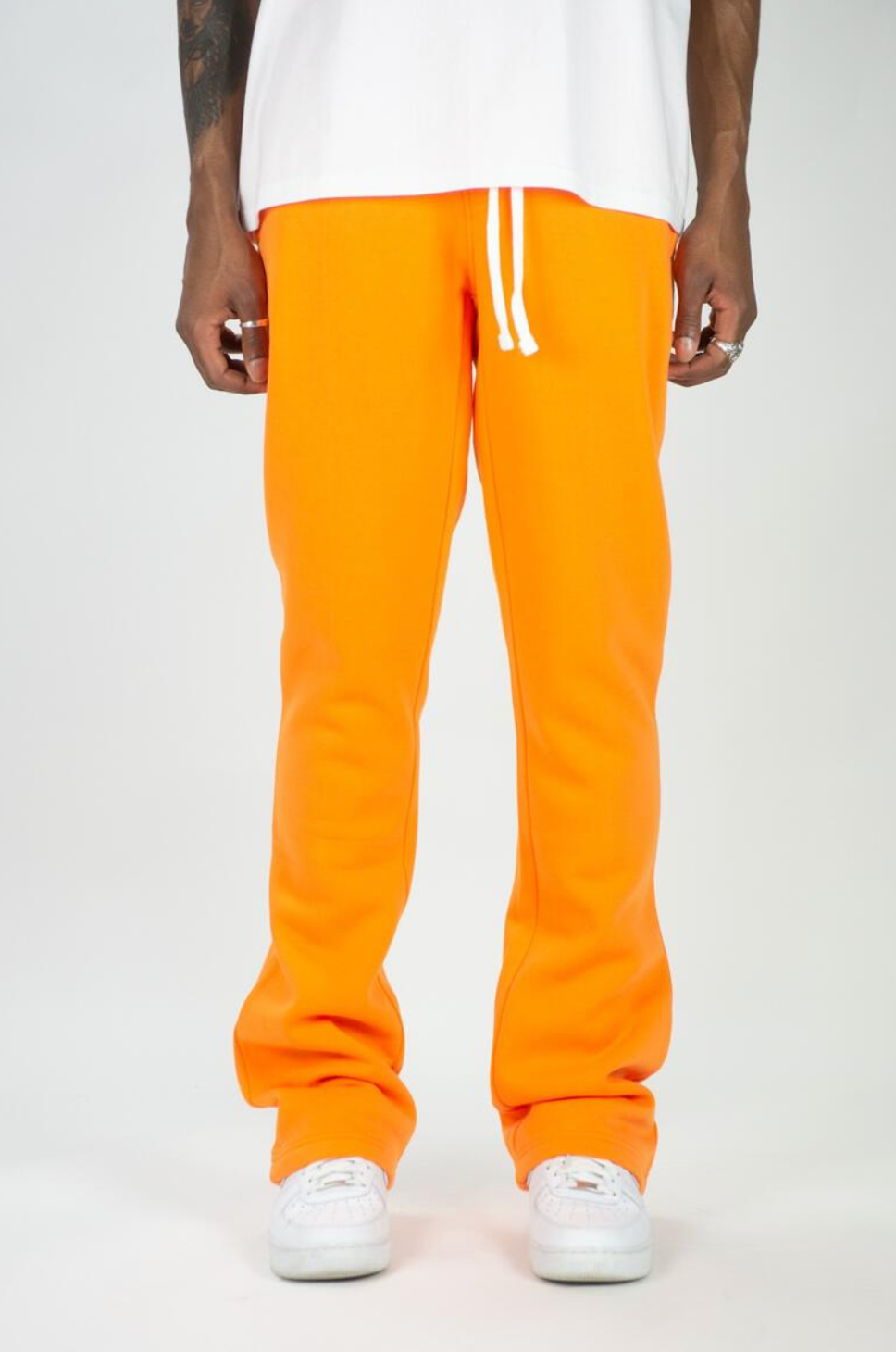 Blank Stacked Sweats - Orange