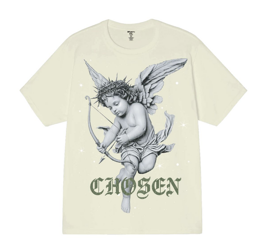 Cherub Chosen Graphic Tee - Cream