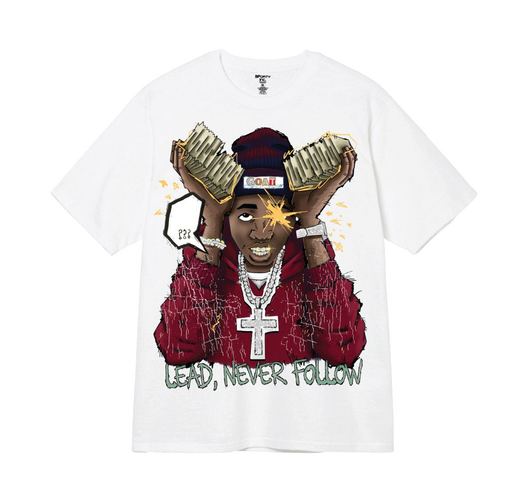 Lead Graphic Tee - White