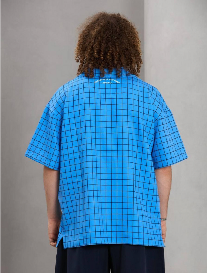 Turn Your Destiny Button down - Blue