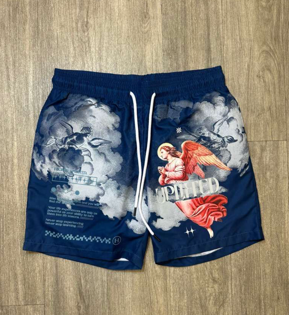 Uplifted Nylon Shorts - Navy