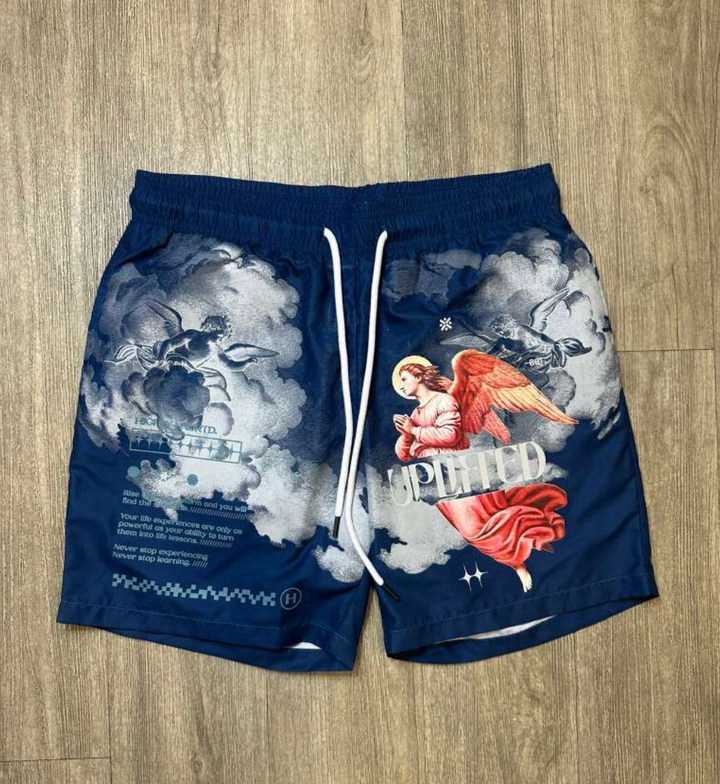 Uplifted Nylon Shorts - Navy