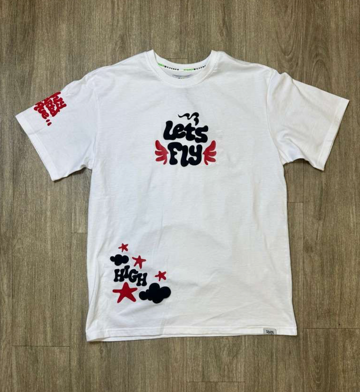 Above The Stars Graphic Tee - White