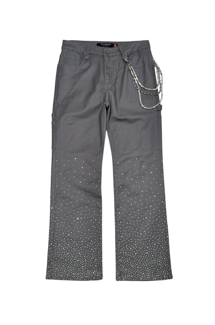 Gunzinii Baggy Wax Jeans - Grey