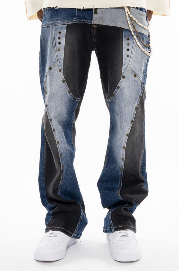 Gunzinii Patch Jeans - Back/Blue