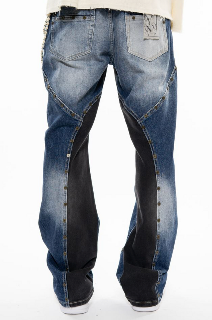 Gunzinii Patch Jeans - Back/Blue