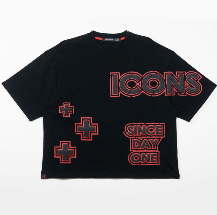 Icons Day Graphic Tee - Black