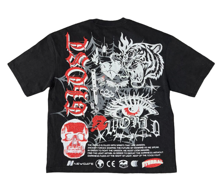 Bad Omen Graphic Tee - Black