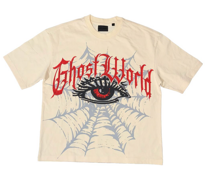 Bad Omen Graphic Tee - Khaki