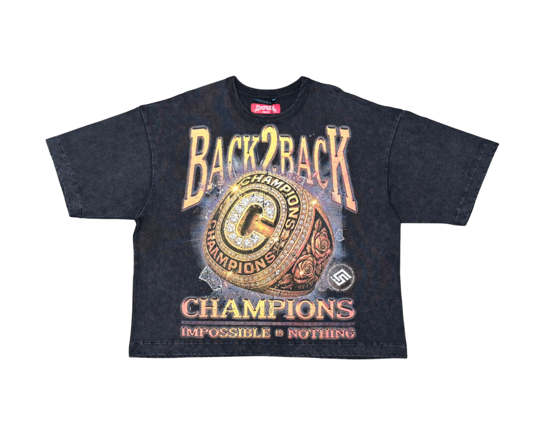 Champion Cropped Tee - Black