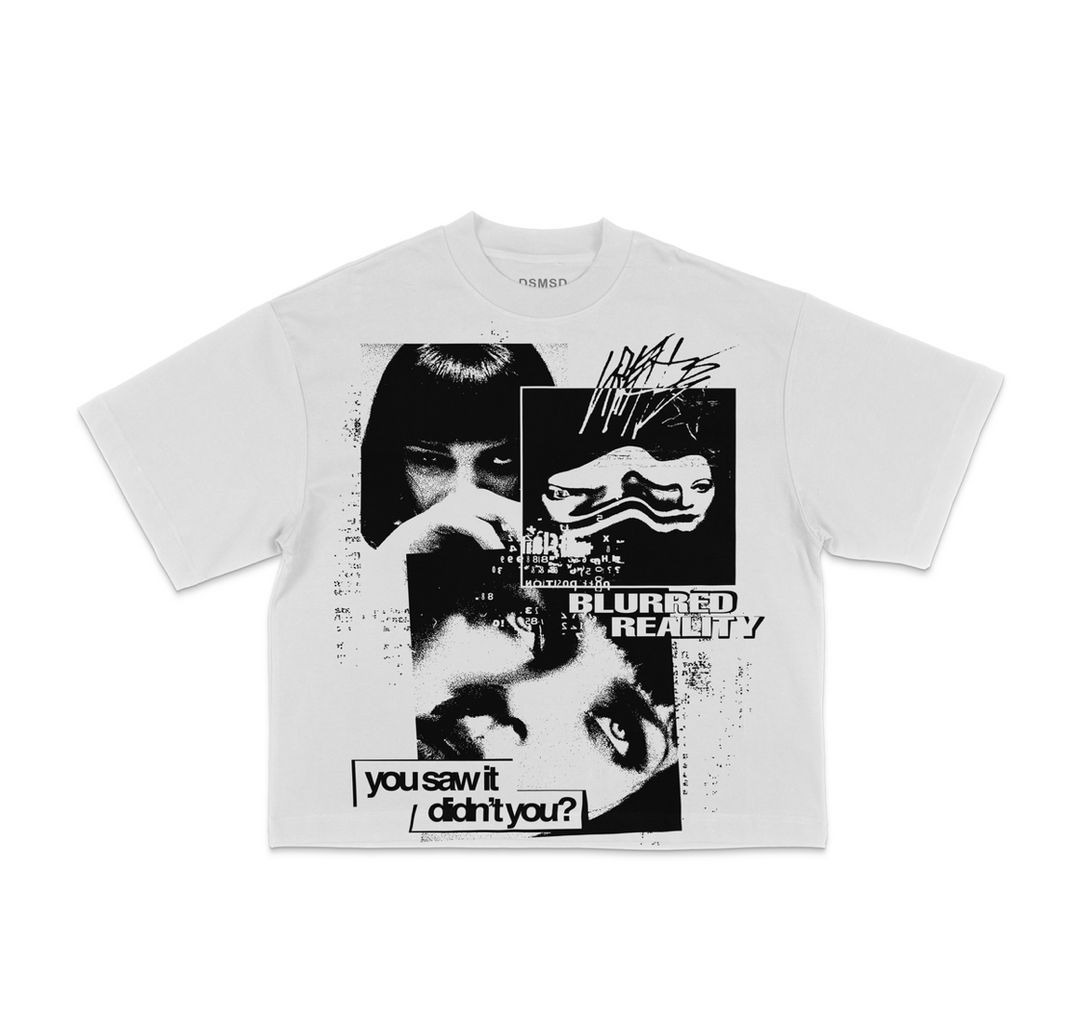 You Saw It Cropped Tee - White