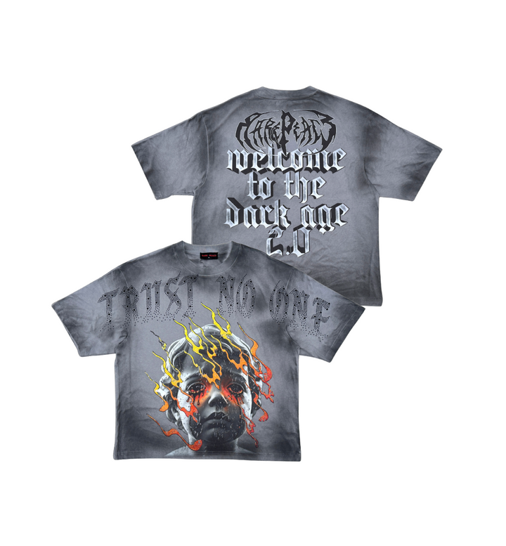 TRUST NONE TEE W/ RHINESTONE DETAIL