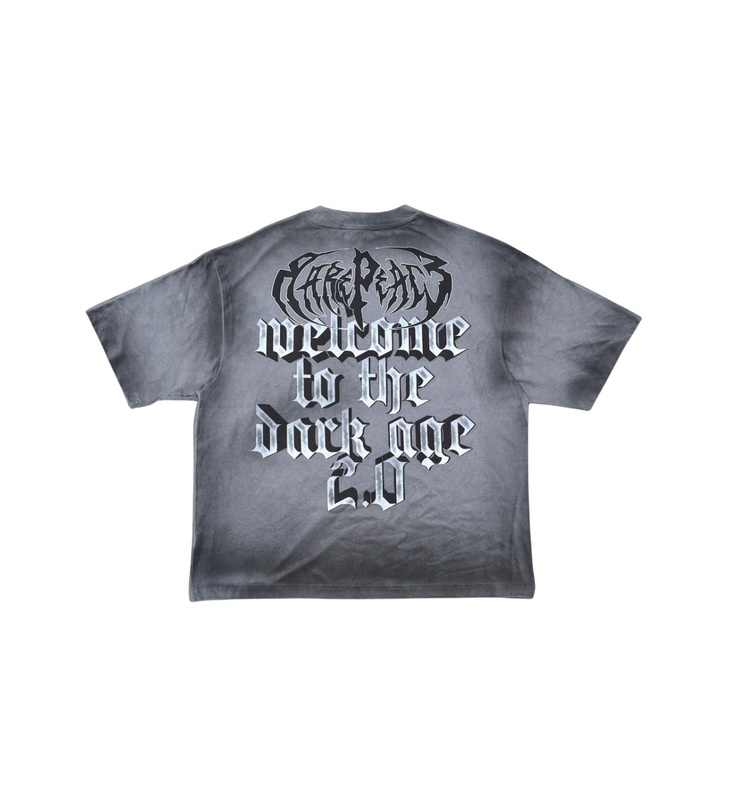 TRUST NONE TEE W/ RHINESTONE DETAIL