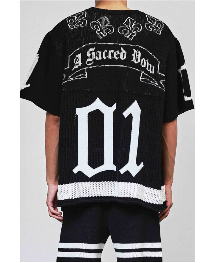 FAITH DEALER SWEATER TEE - BLACK