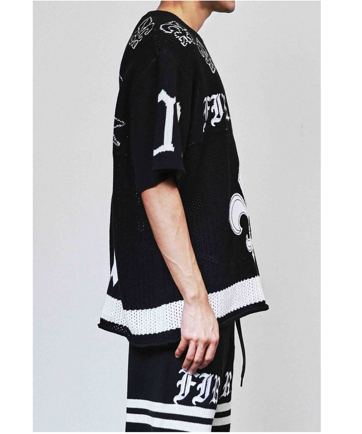 FAITH DEALER SWEATER TEE - BLACK