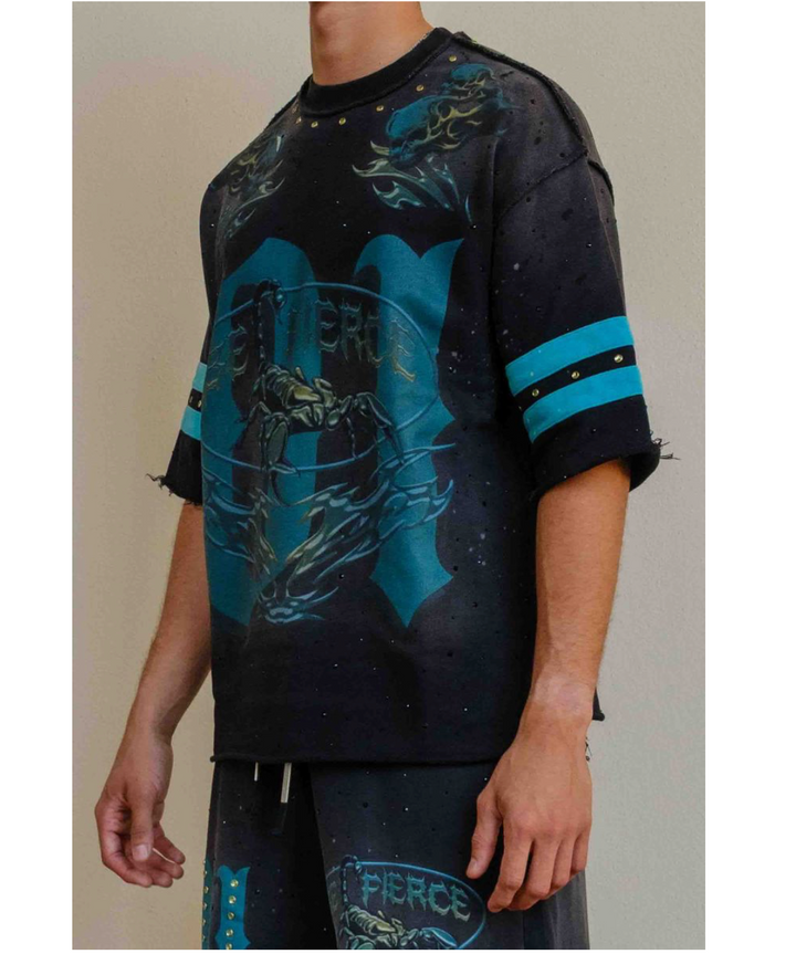 BE FIERCE TRIBAL SCORPION TEE