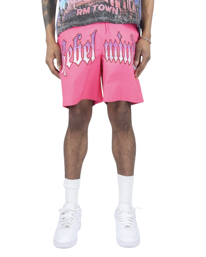 RM TOWN RHINESTONE SHORTS