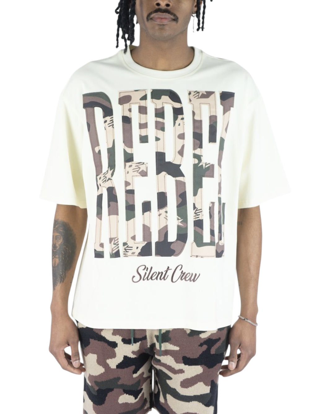 REBEL SILENT CREW TEE